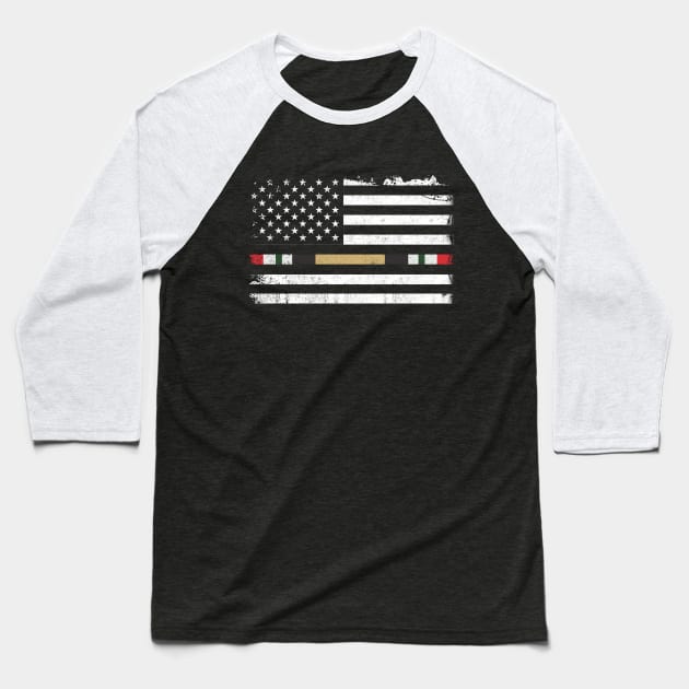 DD-214 Alumni T-Shirt for Proud, Brave Retired Iraq War Veteran Baseball T-Shirt by Otis Patrick